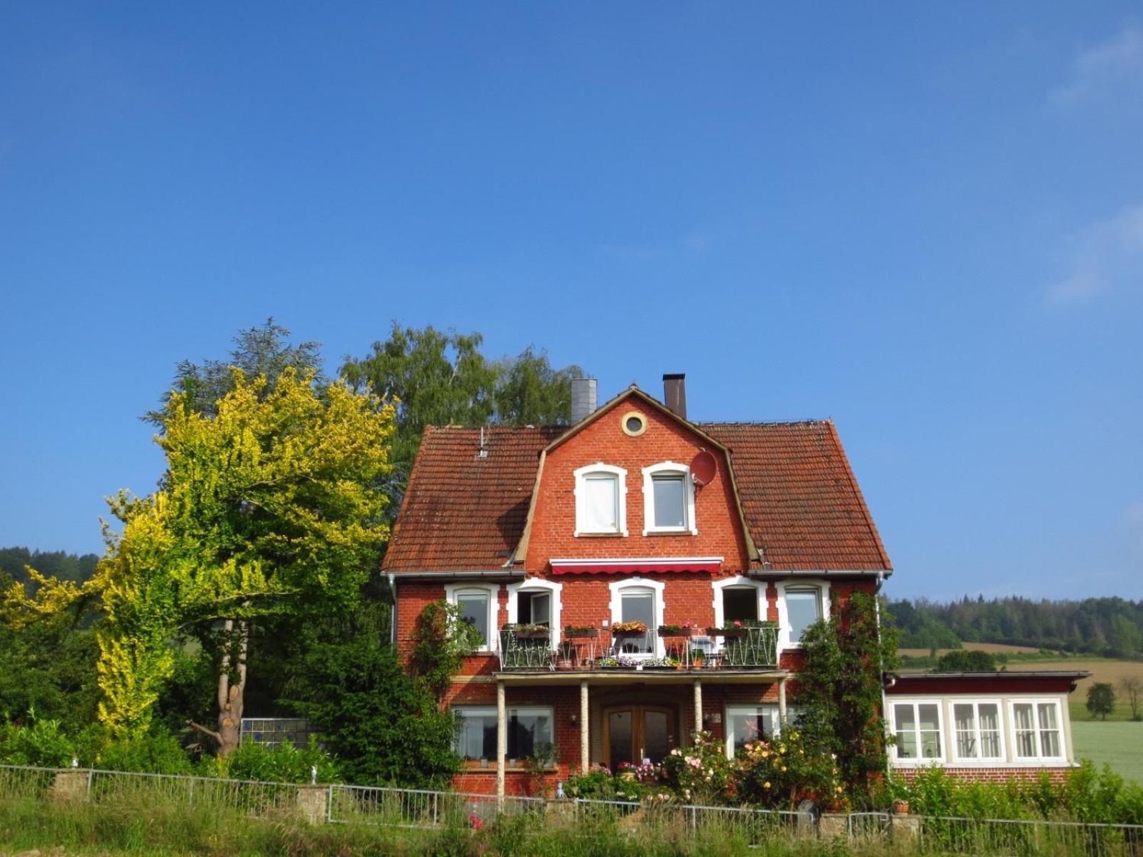Gaestezimmer Im Freudenthal Extertal Exterior foto